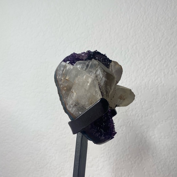 Amethyst with Calcite 🤍✨🤍 - Picture 5 of 5